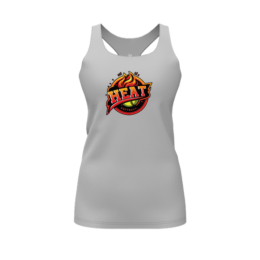 [FT0TRBGY-FYS-LOGO2] Decker Racerback Tank Top (Female Youth S, Gray, Logo 2)