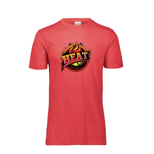 [FTSCUBRD-AS-LOGO2] Decker Men's Tri-Blend T-Shirt - Short Sleeve (Adult S, Red, Logo 2)