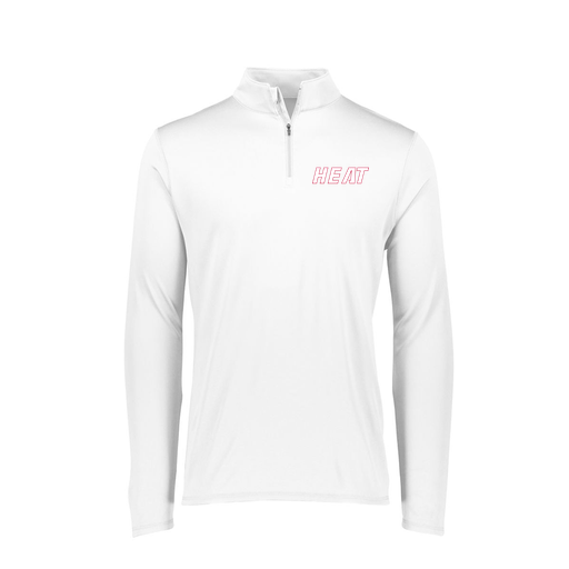 [FTLQFLWH-FAXS-LOGO1] Decker Women's Flex-Lite 1/4 Zip Shirt (Female Adult XS, White, Logo 1)