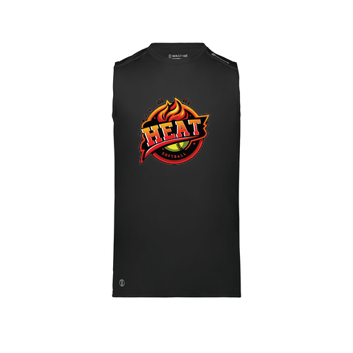 [222593.080.S-LOGO2] Men's CoolDry TankTop (Adult S, Black, Logo 2)