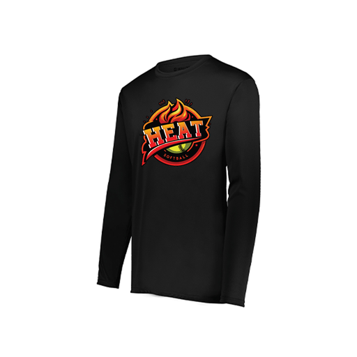 [222822.080.XS-LOGO2] Men's LS Smooth Sport Shirt (Adult XS, Black, Logo 2)